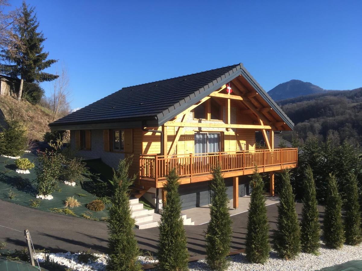 Chalet A La Campagne Coise-Saint-Jean-Pied-Gauthier Bagian luar foto