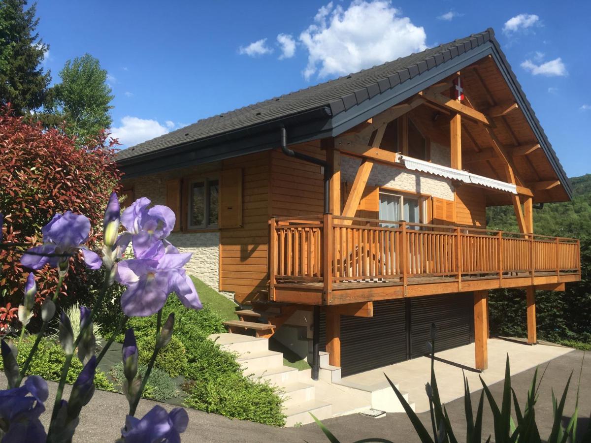 Chalet A La Campagne Coise-Saint-Jean-Pied-Gauthier Bagian luar foto